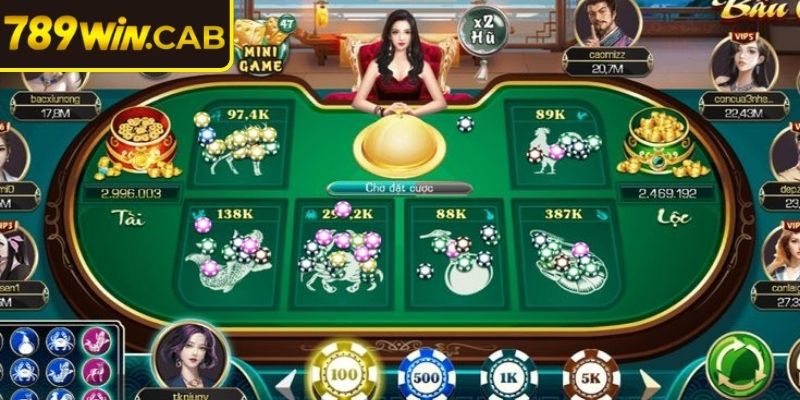 Cách đặt cược bạn phải biết khi chơi bầu cua 789WIN